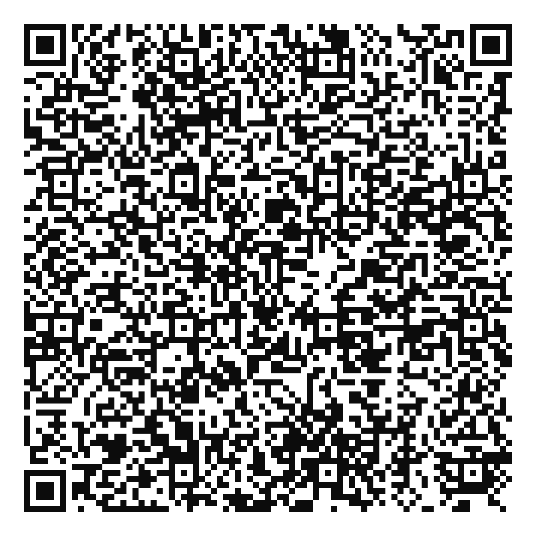 QR code to save Project Clinic contact